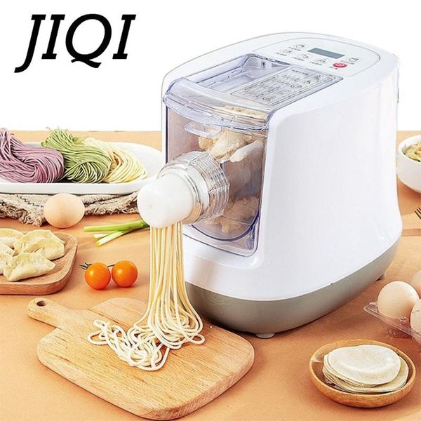 Macher Jiqi Electric Noodle Press Hine Spaghetti Pasta Maker Handelsfreie Edelstahlteigteig -Knödel Roller Nudeln Kleiderbügel