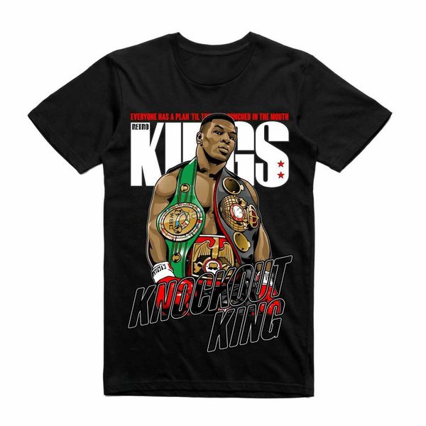 Camisetas Masculinas Retro Streetwear Campeão de Boxe Mike Tyson Camiseta Graffiti Estampada. Camiseta masculina manga curta verão algodão gola redonda nova S-3XL J230602