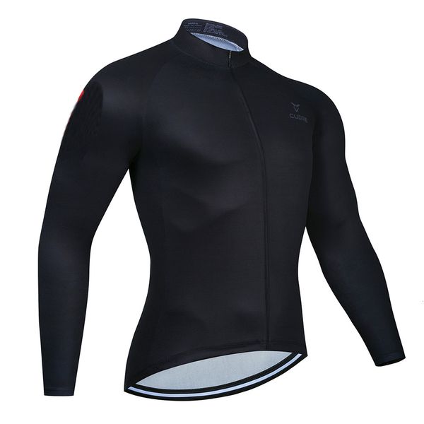 Camisas de ciclismo Tops Outono Manga Comprida Camisa de Ciclismo Roupas de Ciclismo Esportes Respirável Jersey Casaco Homens Bicicleta de Estrada MTB Calças Calças 230601