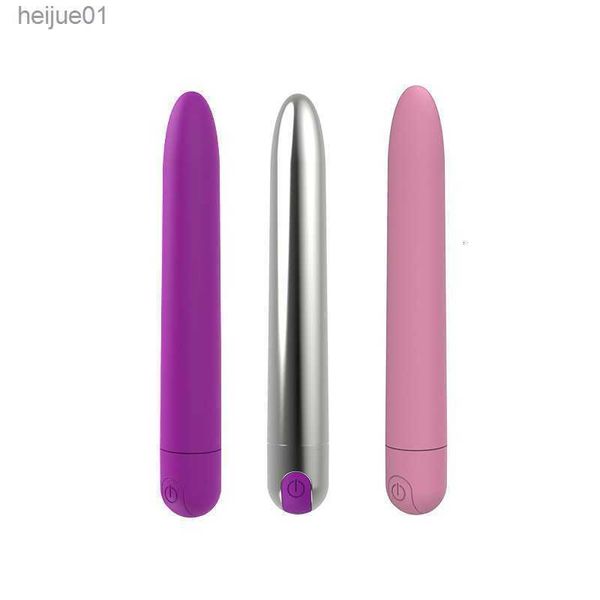 Sexspielzeug Massagegerät Vibrator 10 Frequenz 7-Zoll Mini Bullet Head Jumping Egg Shaker Weibliches elektrisches Masturbationsgerät Erwachsene Produkte L230518