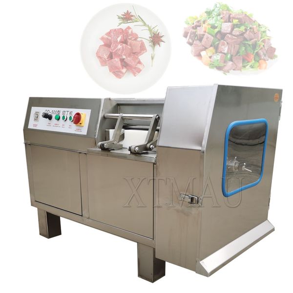 Máquina de corte de carne congelada de legumes em aço inoxidável para restaurantes