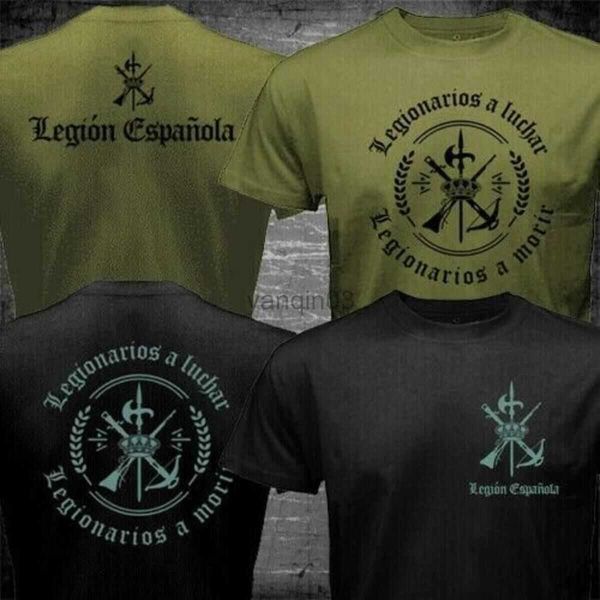 Camisetas Masculinas Spain Foreigh Legion Espanola Tercio Army Military T-Shirt. Camiseta masculina manga curta verão algodão gola redonda nova S-3XL J230602