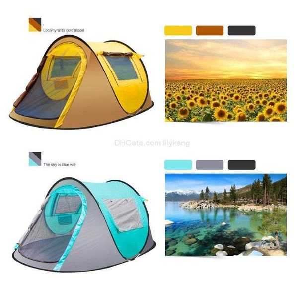 Tentes de voiture familiales à ouverture rapide automatique portable Top Toit auvent abri Imperméable Anti UV Tentes touristiques Randonnée en plein air Camping Escalade Plage Accessoire de voyage