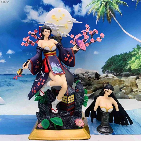 Niedlicher Anime One Piece Wano Country Nico Robin Kimono Ver. GK PVC Action Figure Statue Sammlerstück Sexy Mädchen Modell Spielzeug Puppe Geschenk L230522