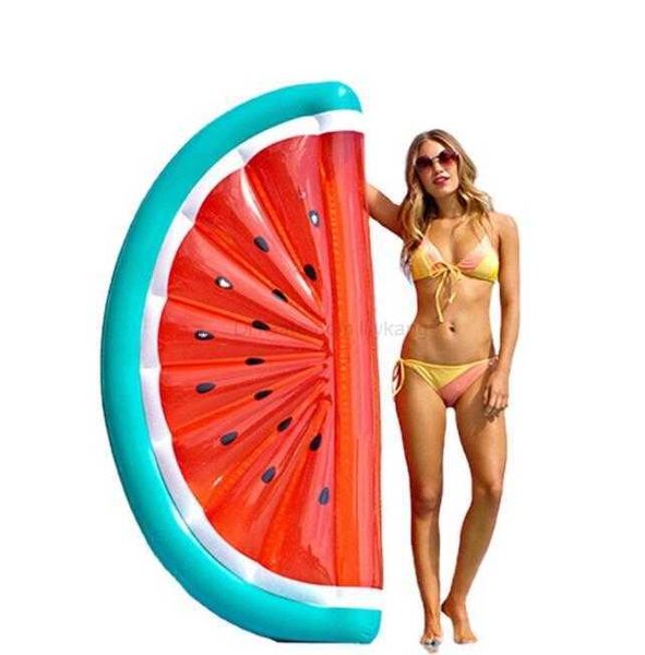 Sommer Riesige aufblasbare schwimmende Luftmatratzen Wassermelone Ananas Schwebebett Party Float Aufblasbarer Schwimmring Tubes Alkingline