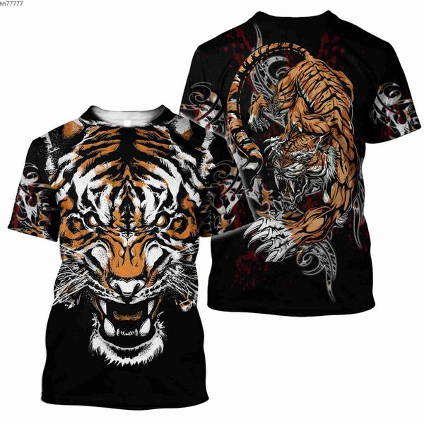 W97A 2023 New Mens and Womens F1 Team Tshirts Shirt stampato di tigre 3D per uomo Tenda per il tempo libero per leisure a maniche corte oversize