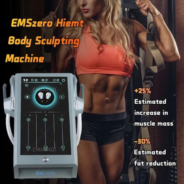 2023 EMSzero 14 Tesla Muscle Body Sculpting Neo 6000w Hiemt EMSlim Maschine 4 Griff RF und Beckenstimulationspad Optiona