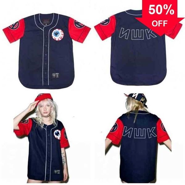 XFLSP Glac202 Männer Frauen die Uni Hee Watch Baseball -Trikot in Marinefarbe Jugendtrikots mit hoher Qualität