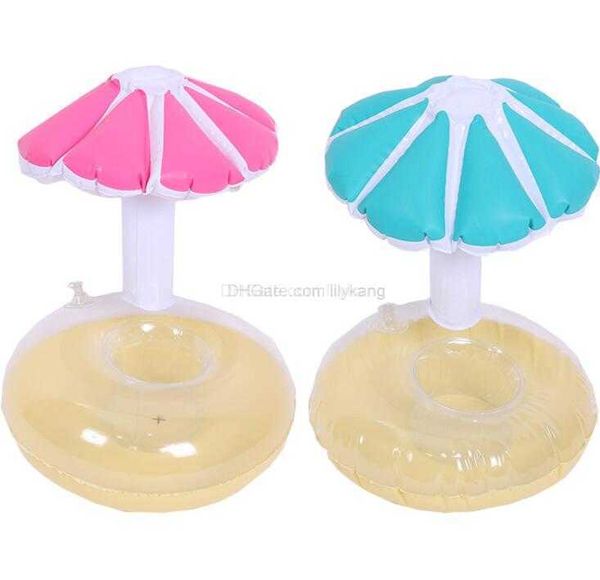 9 Stile Portabevande Gonfiabile Cigno Tappetini per tazza Unicorno fenicottero porta sirena Piscina all'aperto Bagno Giocattoli per bambini Giocattoli galleggianti per feste