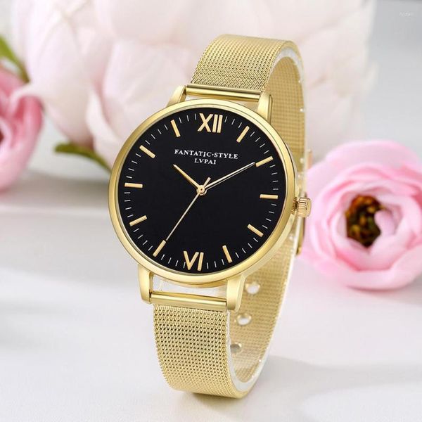 Relógios de pulso de luxo feminino pulseira relógios de quartzo para relógio magnético senhoras vestido esportivo mostrador relógio de pulso relógio feminino