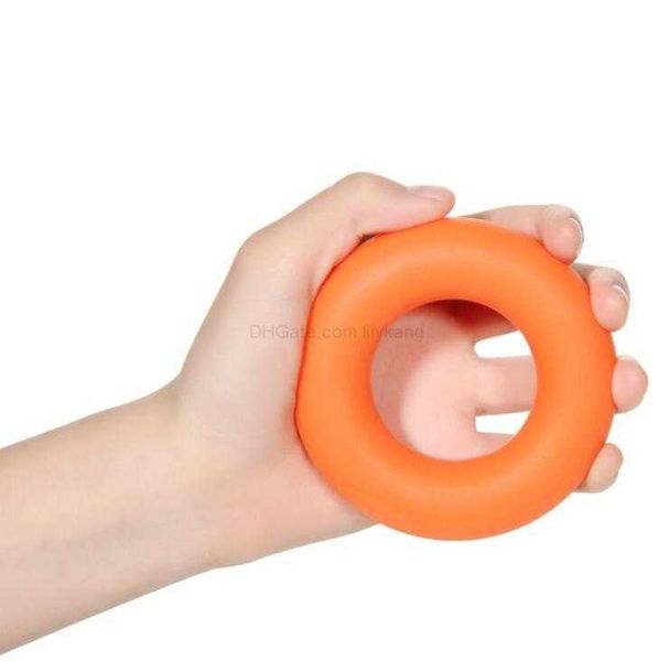 Attrezzature per esercizi con le dita per il fitness impugnature per le dita in gomma impugnature a forma di O impugnature per anelli portatili pigri in silicone impugnature per utensili manuali