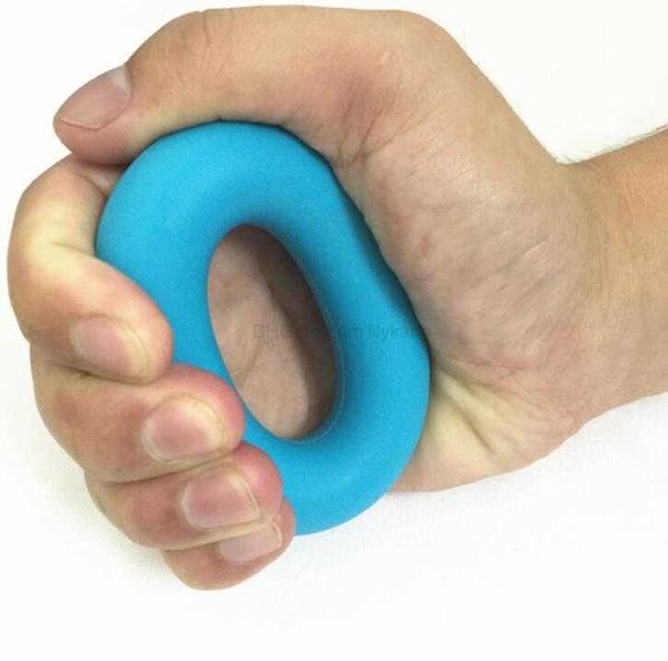 7 cm Forza impugnatura Muscle Power Rubber Ring Easy Carrier Hand Grips Fitness Rubber Ring Exerciser Expander Gripper