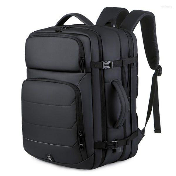 Schultaschen 17 3 Zoll Laptop Rucksack Erweiterbar Herren Wasserdicht Notebook USB Lade Sport Reisetasche Pack Rucksäcke Für Männer