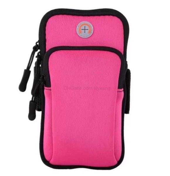 Saco de braçadeira de esporte à prova d'água universal Correndo Jogging Ginásio Banda de braços Bolsas de braço para celular Capa para celular portátil Acampamento ao ar livre para caminhadas Suporte para telefones Alkingline