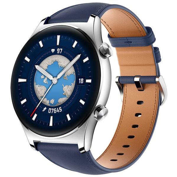 Guarda il dispositivo smart Honor GS con monitoraggio GPS dell'ossigeno nel sangue e schermo AMOLED da pollici a doppia frequenza Bluetooth