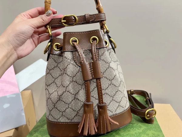 Bucket Bag Top Luxus Umhängetaschen Handtasche Damen Mini Mode Lederhandtaschen Großhandel abnehmbarer Schultergurt