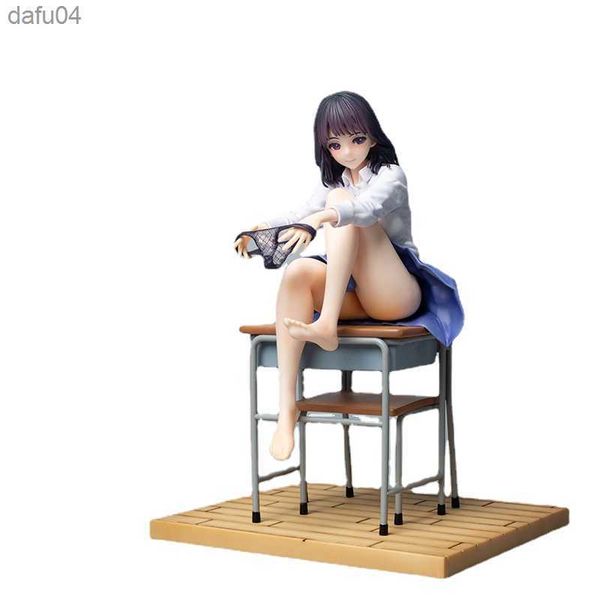 23 cm Anime Adorável Vento Soprado Depois da Aula Sexy Menina Figura de Ação Modelo Colecionável Boneca Brinquedo Presente para Meninos L230522