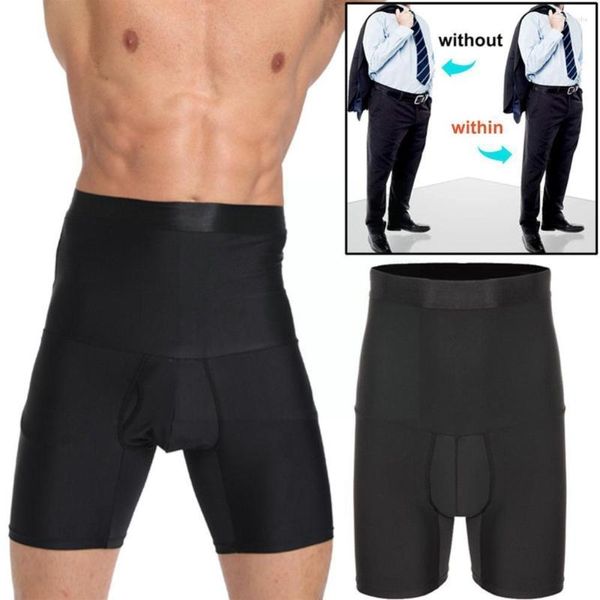 Unterhosen Männer Hohe Taille Höschen Boxer Briefs Abnehmen Sommer Body Shaper Slim Fit Körper Kompression Kontur Traine O5Q7