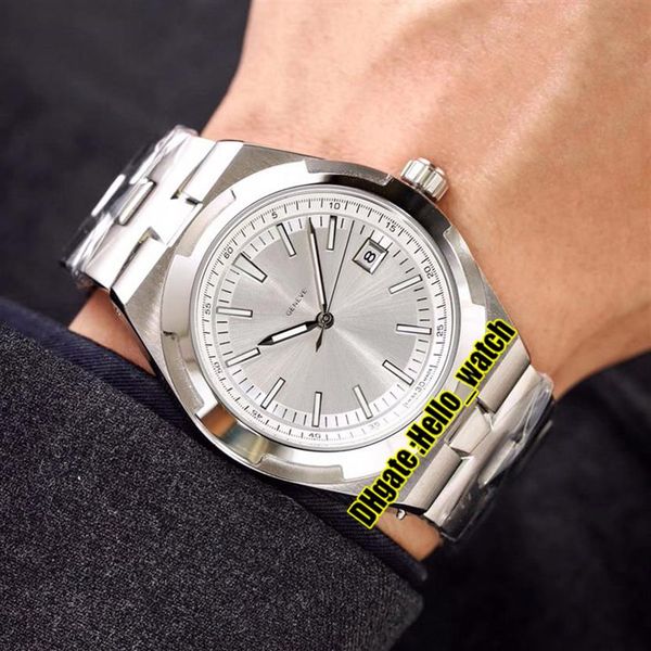 Cheap New Overseas 4500V 110A-B126 quadrante bianco A2813 orologio da uomo automatico data cinturino in acciaio inossidabile 316L orologi di alta qualità 7243L