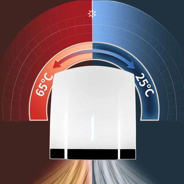 Secadores secadores de mão elétrica Mão automática quente fria de alta velocidade, indução de vento secadores de mão para banheiro inteligência de inteligência de secagem hine