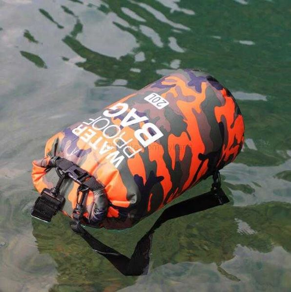 Su geçirmez katlanır hafif okyanus paketi yüzer tekne pvc sırt çantası kuru çanta büyük kapasiteli portatif kayık sürüklenebilir dalış kampı yüzmek su sporları telefon kesesi