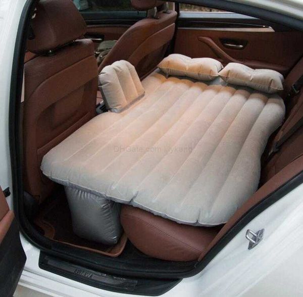 Colchão de ar de carro para dormir niversal Colchão de viagem de carro inflável Cama de ar Sofá de acampamento com travesseiros para acessórios de carro de viagem ao ar livre