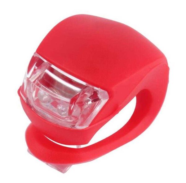 Guida notturna all'aperto Ciclismo Corsa di sicurezza Lampada a LED per bici Luci di avvertimento LED in silicone colorato Raggio della ruota Anteriore per bicicletta Fanale posteriore Torcia Accessary