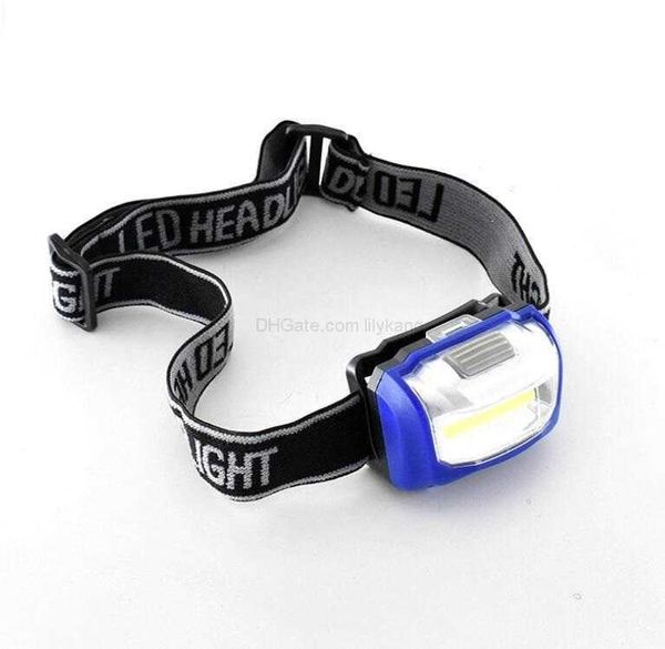 Mini COB LED Scheinwerfer Wasserdicht Notfall Scheinwerfer Kopf Taschenlampe Lanterna Für Outdoor Camping Nacht Angeln Großhandel 3 modi scheinwerfer