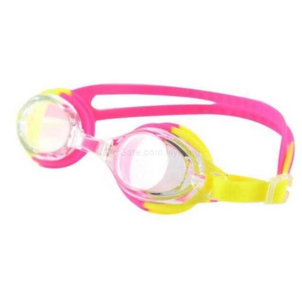 Bambini regolabili colorati Bambini impermeabili in silicone antiappannamento Scudo UV Occhiali da nuoto Occhiali da vista Occhiali da vista con scatola all'ingrosso