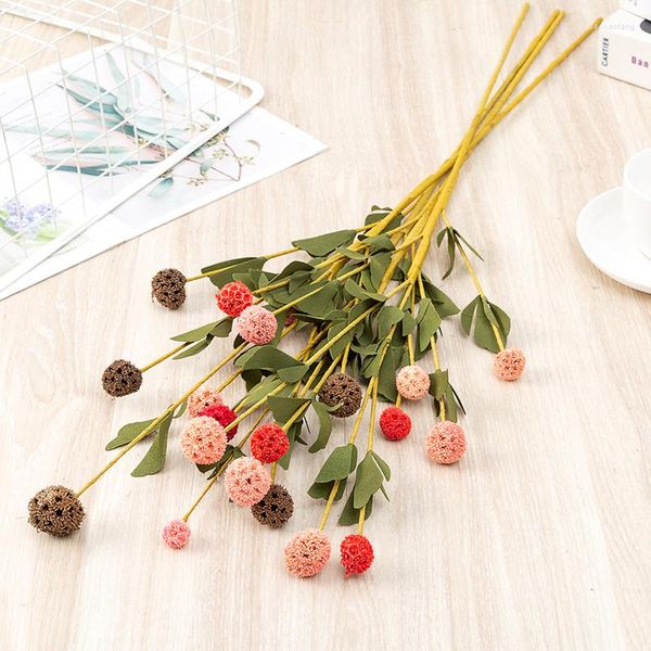 Flores decorativas naturais bagas secas reais passepartout maple plantas de frutas buquê para arranjo de casamento faça você mesmo decoração de casa adereços po