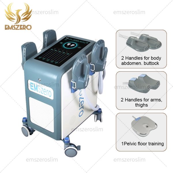 DLS-EMSLIM EMS Pro Strumenti di fascia alta Stimolatore muscolare elettromagnetico 14 Tesla RF Emszero Neo Body Sculpt Machine Treno del pavimento pelvico EMSZERO