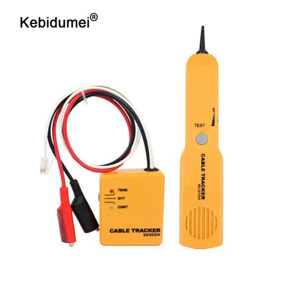 Ferramentas Portabl RJ11 Rede Telefone Testador de cabo Toner Tracker Rastreador de fio Diagnóstico Tone Line Finder Detector Ferramentas de rede