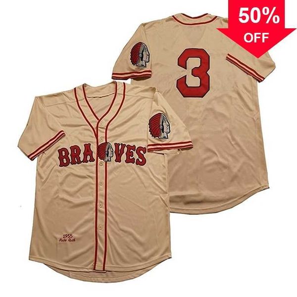 Xflsp GlaMit #3 Babe Ruth Boston Jersey Masculino Feminino Juvenil Todos Costurados Custom Baseball Jerseys Creme S-XXXL