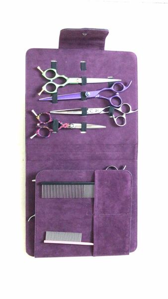 Werkzeuge 21x25 cm setzen 10 stücke Leder Friseur Werkzeuge Taschen pet Haar Scheren Fall Taille Pack Beutel Halter haar Styling Werkzeuge Zubehör