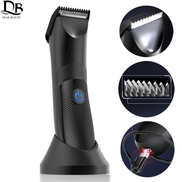 Depilador Depilação Masculina Áreas Íntimas Locais Parte Corte de Cabelo Rasor Clipper Aparador para A Virilha Biquíni Segurança Barbear L230602