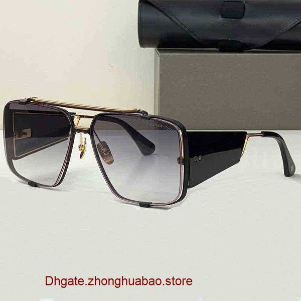 Лучшие оригинальные солнцезащитные очки для мужчины Dita Soulinertwo Высококачественный дизайнер классический ретро женский очки роскошный брендинг подарок