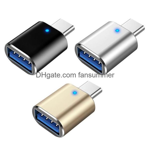 USB Gadgets 3.0 Tip C Tip C adaptörü OTG Kitap POCO S20 Konnektör Bırak Dağıtım Bilgisayarları Ağ Bilgisayar Aksesuarları DHDFU