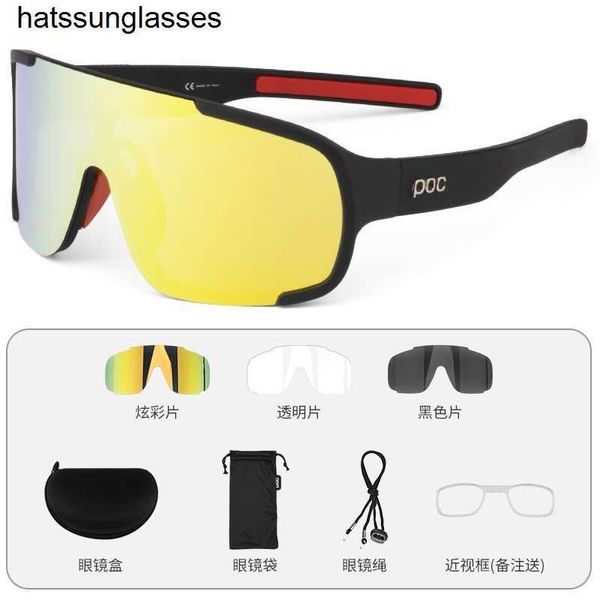 POC Herren- und Damen-Fahrradbrille, Lauf- und Radsportbrille, hochauflösende Anti-UV400-Sonnenbrille