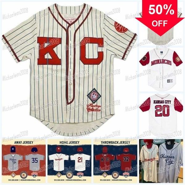 XFLSP Glamitness Kansas City Monarchs Jersey Jersey Throwback 5 Джеки Робинсон Негри Лига 100% сшитые на заказ бейсбольные майки любое название номера хорошего качества