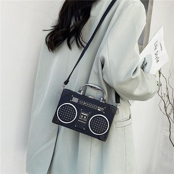 Borse da sera Radio Design Women Bag Fashion Crossbody Square Handbag Small Case Shoulder 01-SB-xfhzly