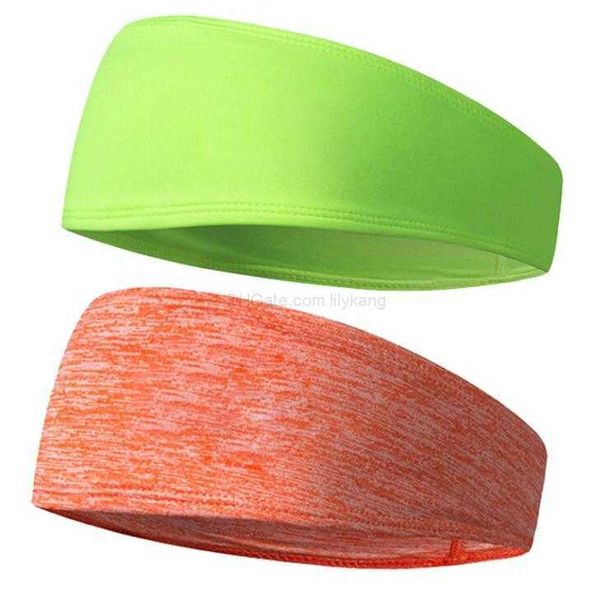 fascia moda uomo donna sport yoga fitness danza ciclismo testa fascia per capelli swrap ampia copricapo palestra esercizio sport fascia