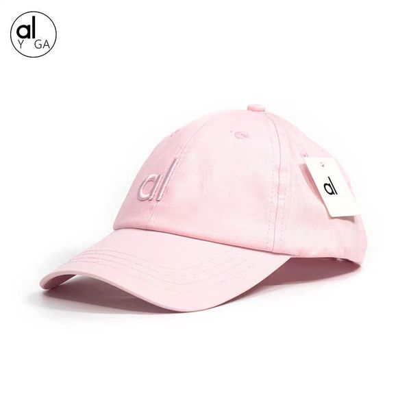 Tasarımcı Kapağı Lüks Aloo Sports Ball Cap Ladies Yoga Cap Moda Casquette Düz Renk Takılmış Şapka Güneş Kalkan Şapkası Çok Güzel Hediye