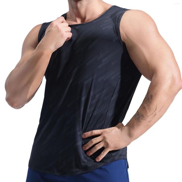 Canotte da uomo Canotta da uomo estiva senza maniche ad asciugatura rapida senza maniche Canotta sexy da corsa T-shirt sportiva traspirante T-shirt da palestra