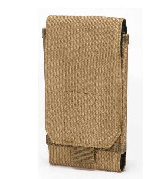 1000D taktik molle çantası açık cep telefonu torbası kasa taşınabilir bel çantası EDC alet aksesuarları çanta yelek su geçirmez cep telefonu tutucu bel çantası