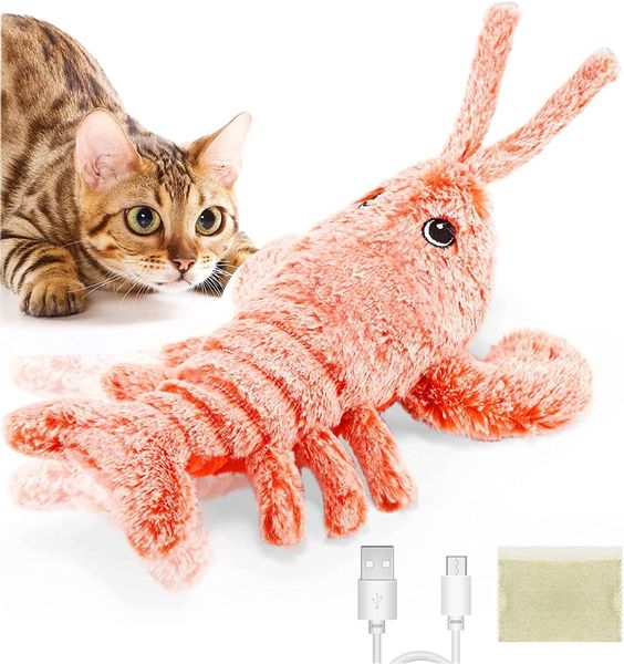Brinquedos de lagosta elétrica de lagosta de gato