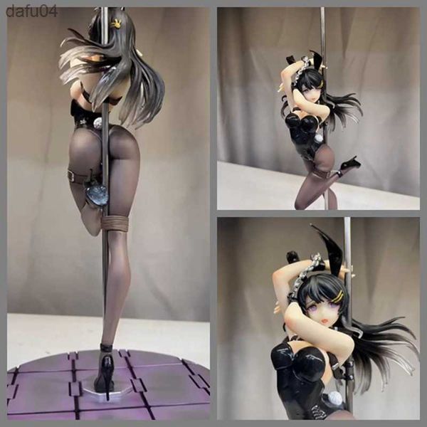 35cm Sakurajima Mai Sexy Bunny Girl Destacável Pole Dancing Action Figure Anime Figurine Collection Modelo Boneca Brinquedos Presente L230522