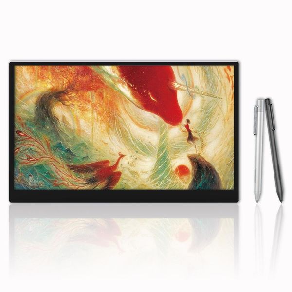 Tablets Grafik Display digitaler Tablet Neigungsunterstützung 13,3 Zoll Tragbarer Zeichnungsmonitor mit Touchscreen und MPP Stylus 8192 Level