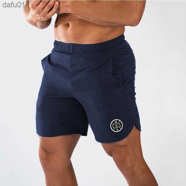 Calças curtas masculinas Muscleguys, slim fit, fitness, musculação, shorts masculinos, moletom fitness, secagem rápida, shorts 210421 L230520