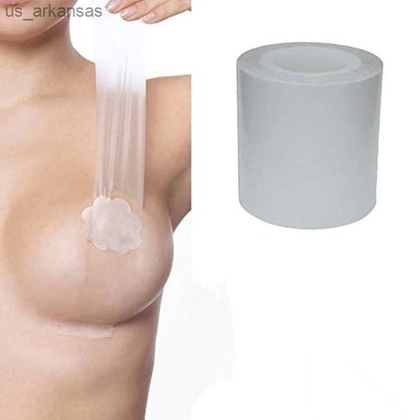 5M 1 Rolo Sutiã de Fita Transparente para Seios Para Mulheres Adesivo Invisível Sutiã para Mamilo Cobre Fita para Levantar os Seios Sexy L230523