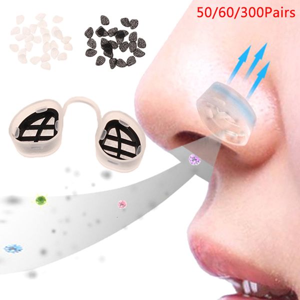 Cessazione del russamento 60Pair Nasal Filter Frames Filtri di ricambio Filtro antipolvere per il naso dell'aria 230602